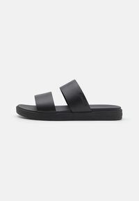 Calvin Klein - DOUBLE STRAP - Matalakantaiset pistokkaat - black Pienoiskuva 1