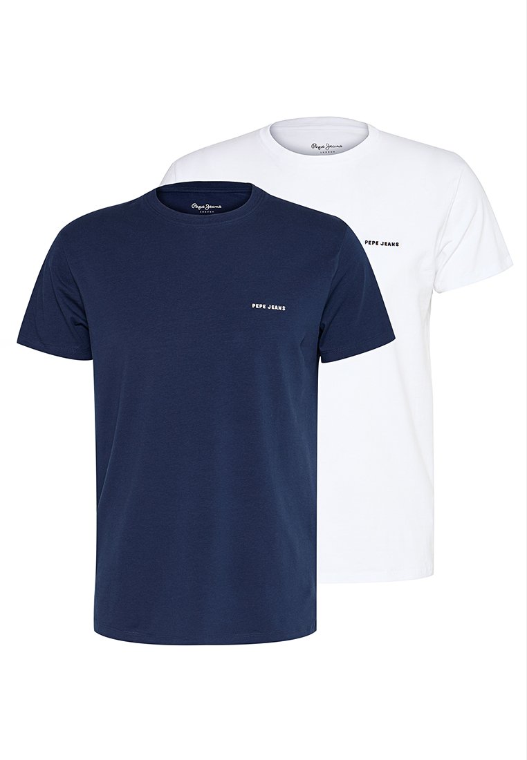 Pepe Jeans T-shirt basic donkerblauw