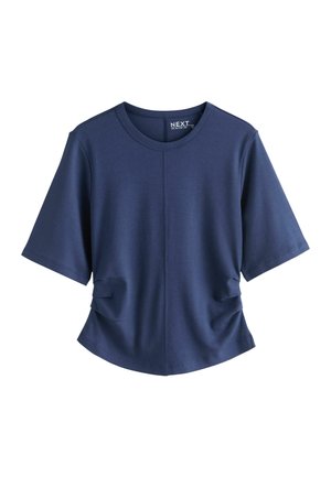 Next, REGULAR FIT - CINCHED WAIST T-SHIRT - T-shirts basic - blue