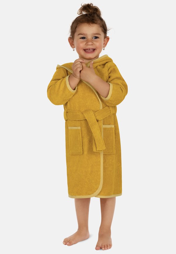 Bademantel - gelb