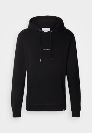 Les Deux LENS HOODIE - Džemperis ar kapuci - black/white
