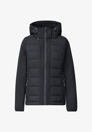 Street One, SOFTSHELJACKE MIT KAPUZE UND STEPPDETAILS - Blouson - obsidian blue