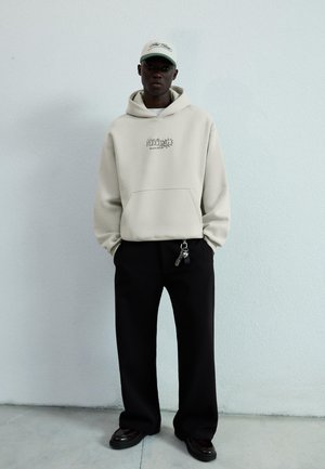 Bershka PRINTED - Hanorac - light grey