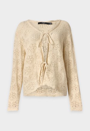 Vero Moda Curve, VMCAVA V NECK TIE STRING - Ζακέτα - birch
