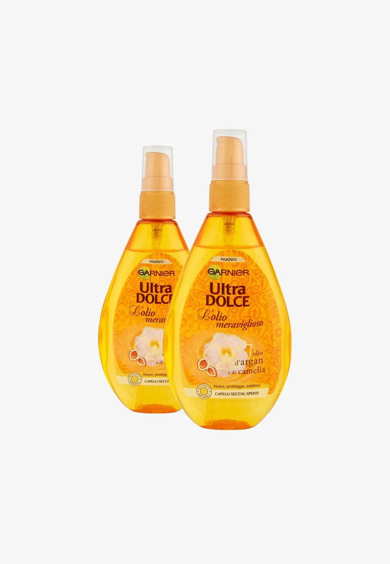 Garnier - GARNIER OLIO PER CAPELLI ULTRA DOLCE MERAVIGLIOSO, FORMULA CON OLIO DI ARGAN E CAMELIA, 150 ML - 2 PACK - Trattamenti capelli - trasparente, Ingrandire