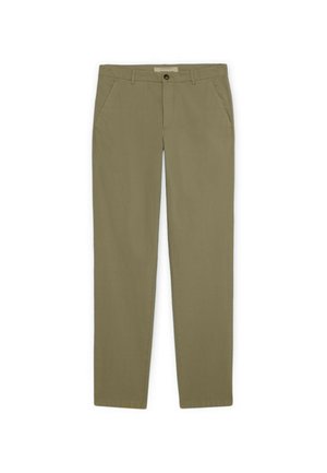 Trussardi, CHINO AVIATOR 301 SLIM FIT IN POPELINE - Pantalones chinos - verde militare