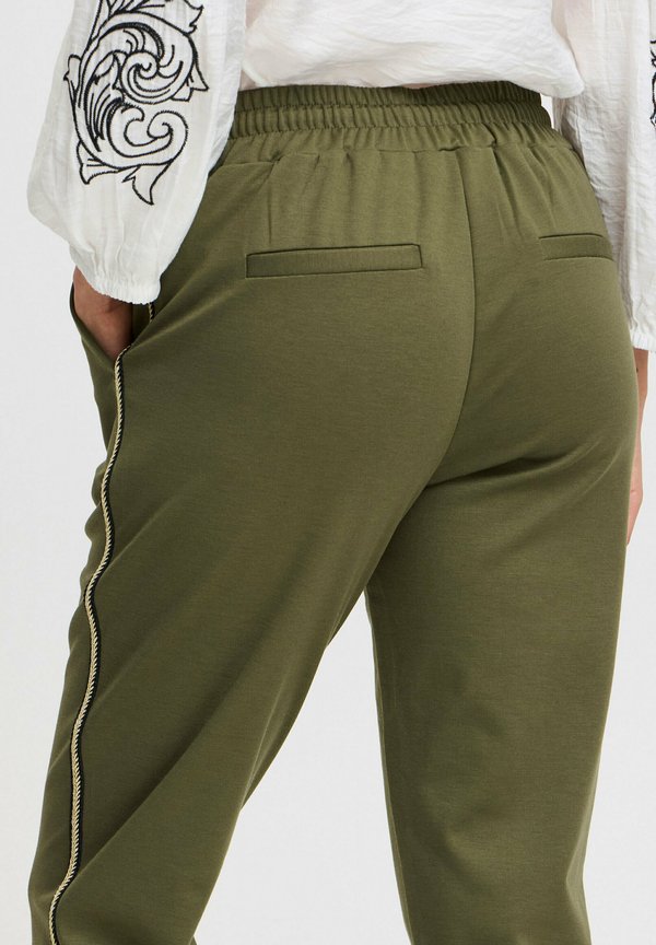 BYRIZETTA - Tracksuit bottoms - olive night3