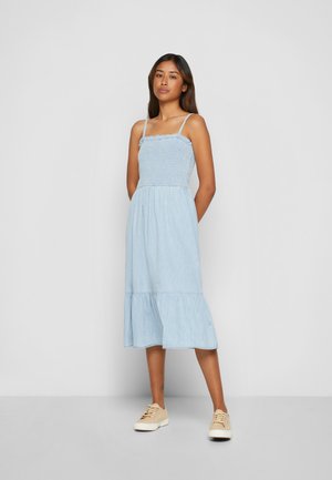 MIDI DRESS - Vestido informal - light wash