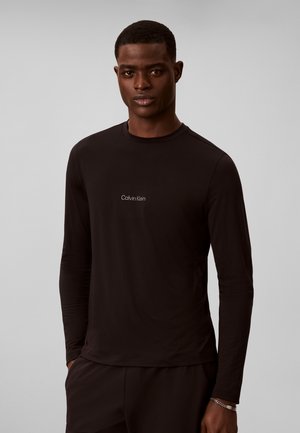 Calvin Klein, QUICK-DRY PERFORMANCE GYM T-SHIRT - Блуза с дълги ръкави - black