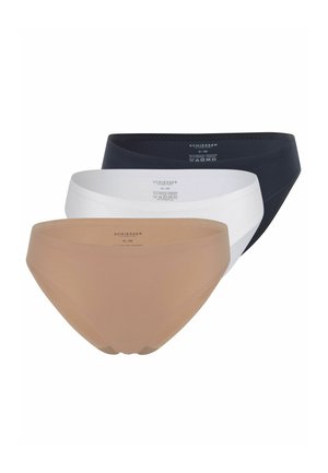 3 PACK - Slip - schwarz   weiß    braun