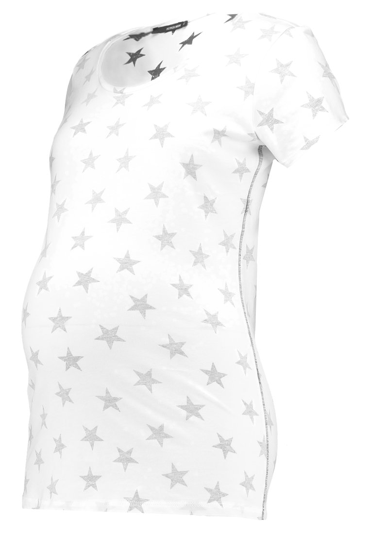 Supermom T-shirt print wit