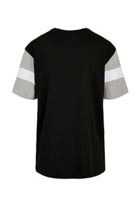 Starter Printtipaita - black/heathergrey/white
