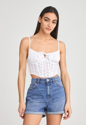 CORSETTO SANGALLO - Camicetta - bianco ottico