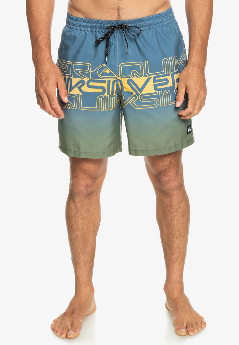 Quiksilver EVERYDAY WORDBLOCK VOLLEY 17 Swimming shorts bering sea