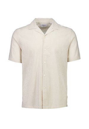 Lindbergh, STRIPED SEERSUCKER S/S - Chemise - sand