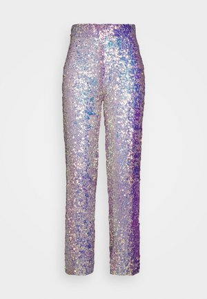 VACLAV IRRIDESCENT SEQUIN PANTS - Pantalones - purple