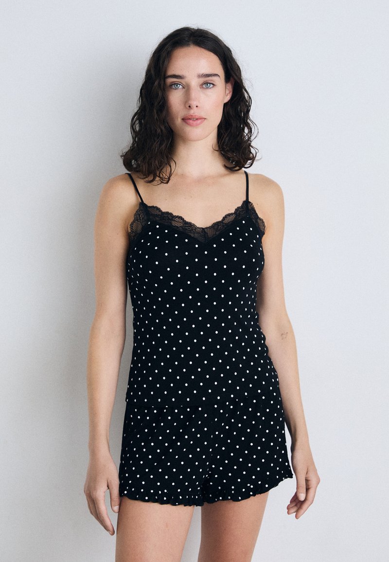 Hunkemöller - CAMI  - Komplet pižame - black, Povečajte