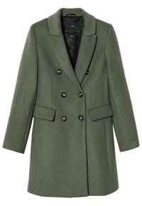 Mango Abrigo corto - khaki