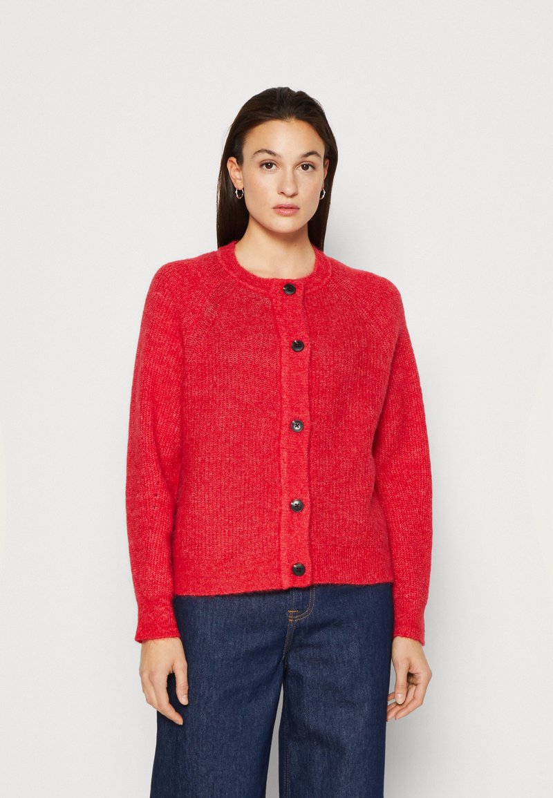 Selected Femme SLFLULU - Strickjacke - ski patrol/rot - Zalando.ch
