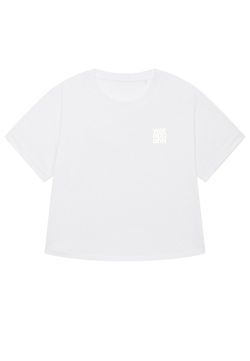 watapparel BASIC COLLIDER - T-Shirt print - white