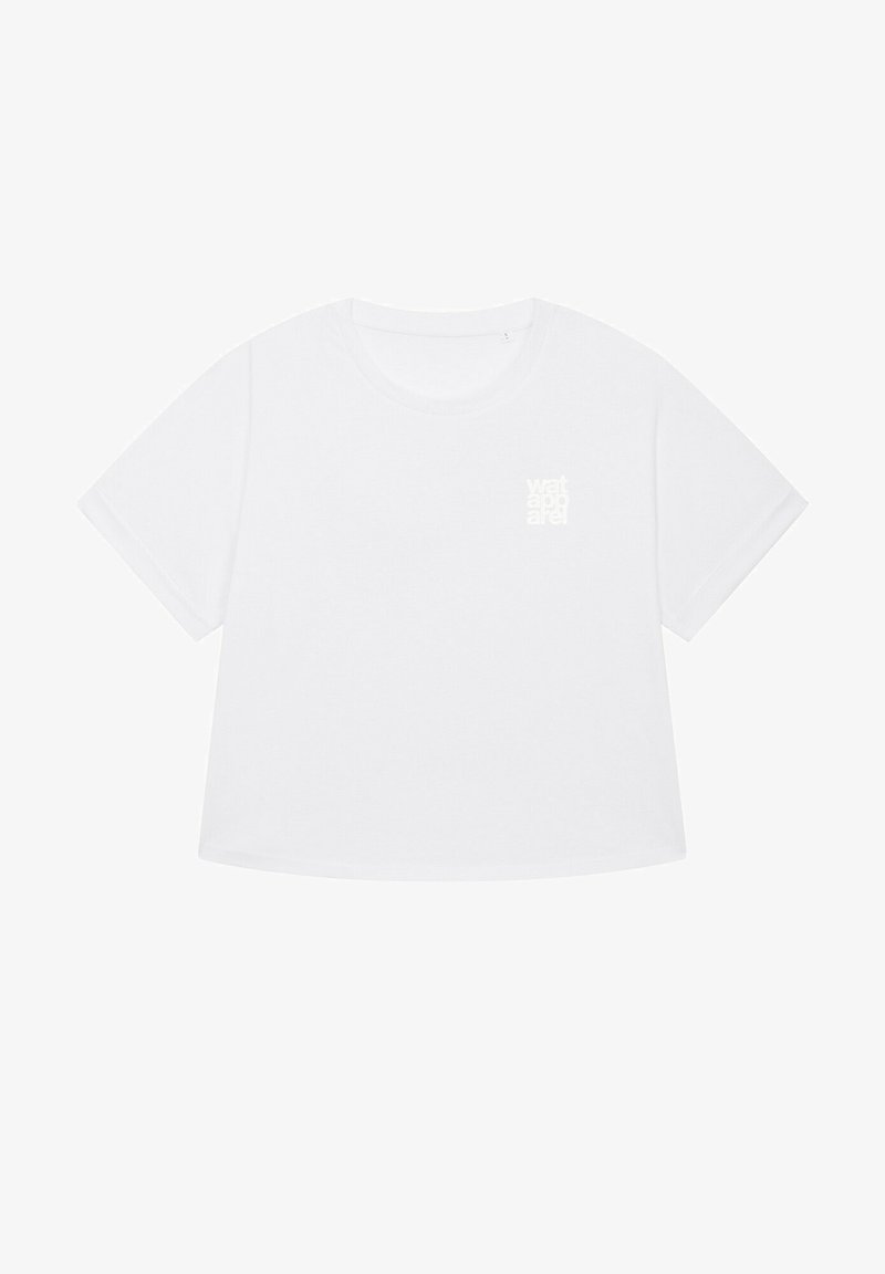 watapparel BASIC COLLIDER - T-shirt imprimé - white