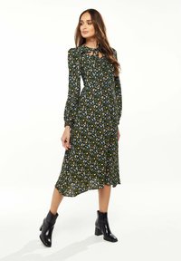 Liquorish WITH NECK DETA - Day dress - multi coloured