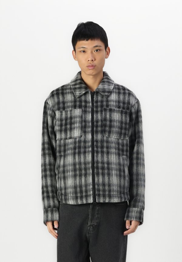 JCOUNION CHECK JACKET - Light jacket - gray