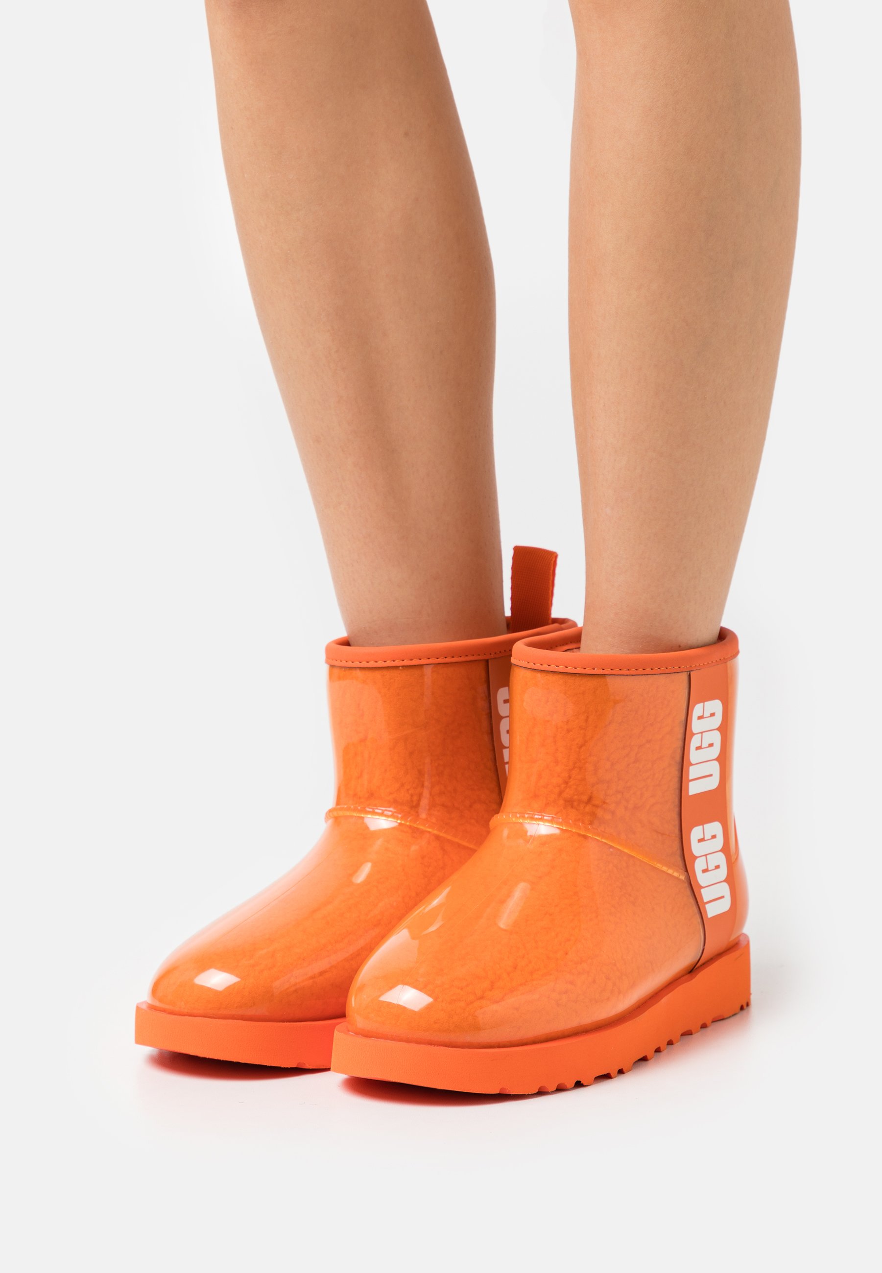 UGG CLASSIC CLEAR MINI - Botas de agua - orange soda/naranja - Zalando.es