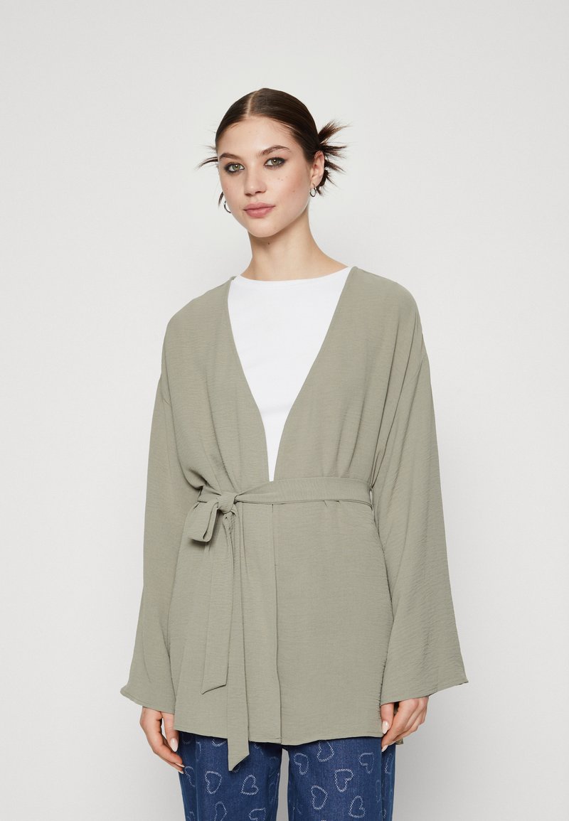 Vero Moda VMALVA KIMONO - Poletna jakna - vetiver