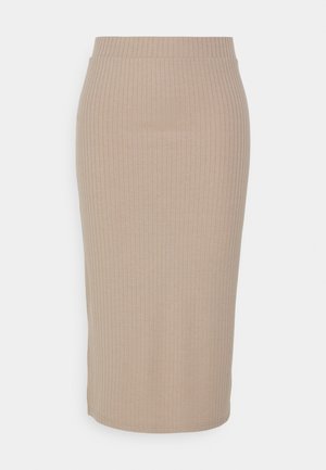 Pieces Petite PCKYLIE MIDI SKIRT - Pencil φούστα - silver mink