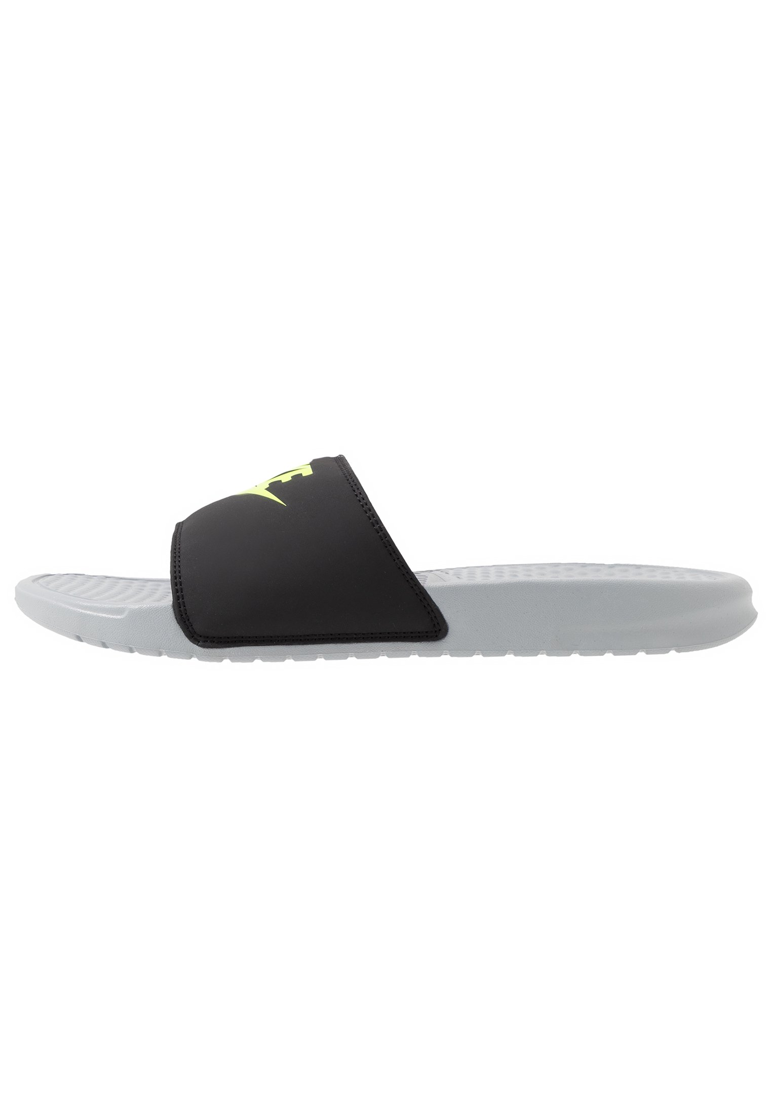 Nike Sportswear BENASSI JDI - Badesandaler - black/laser orange/iron grey Nike Sportswear BENASSI JDI - Badesandaler - black/laser orange/iron grey