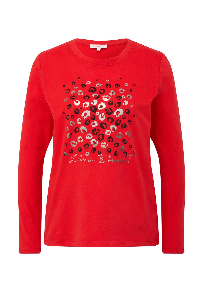 s.Oliver Longsleeve lichtrood