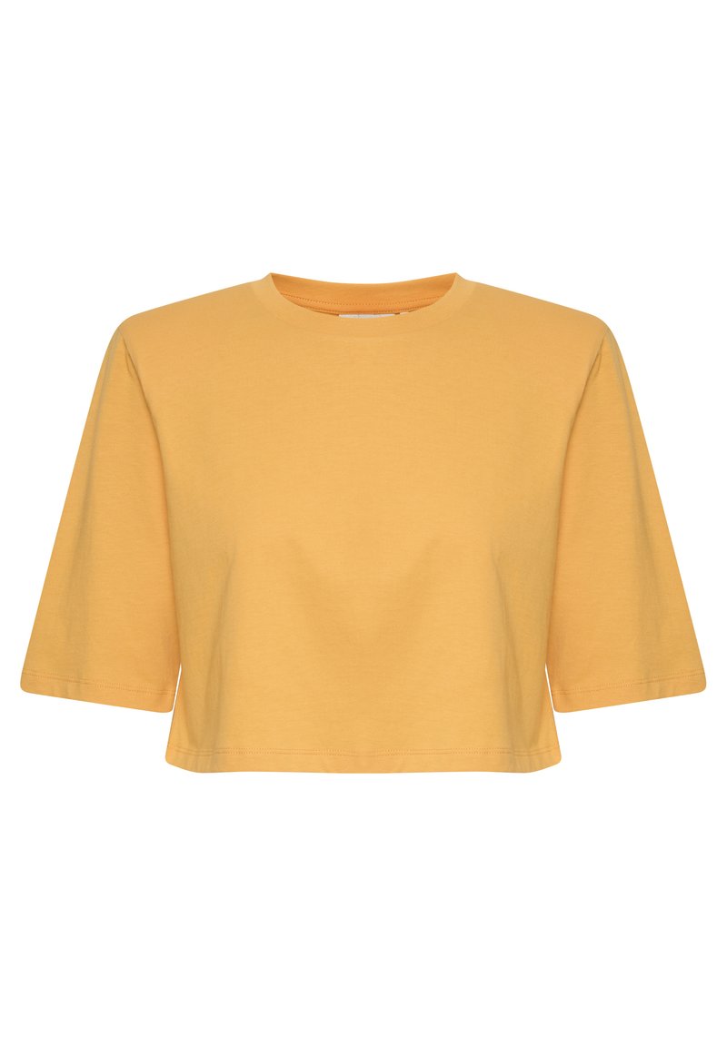 Gestuz T-shirt basic geel Gestuz T-shirt basic geel