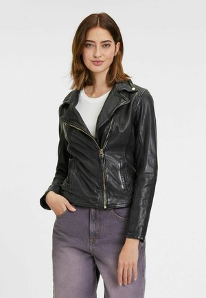 GWCAIRA - Lederjacke - black