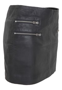 Le Temps Des Cerises LAURENZA - Kožená sukně - black