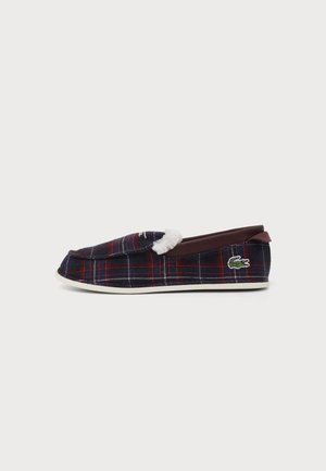 Lacoste AUBREY  - Παντόφλες - nvy/burg