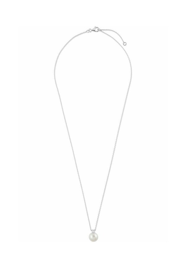 Halskette - weißgoldfarben