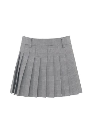 WRSTBHVR, WRSTBHVR SKIRT NURIA SKIRT - Jupe plissée - glencheck black  white