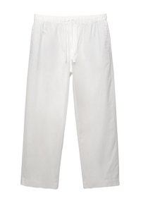 LINEN BLEND - Pantaloni - white