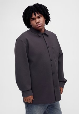 Jack & Jones, JJEREGENT OVERSHIRT - Риза - dark grey