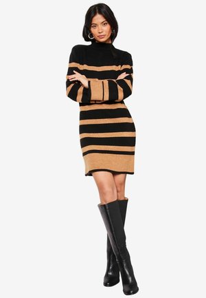 Lipsy STRIPE PETITE - Kampsunkleit - black