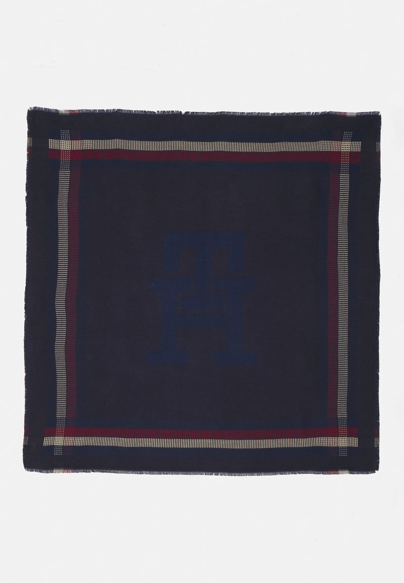 Tommy Hilfiger VARSITY SKI SQUARE - Halsdoek - blue
