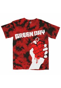 Paradiso Clothing DAY AMERICAN IDIOT DYE  - Print T-shirt - red