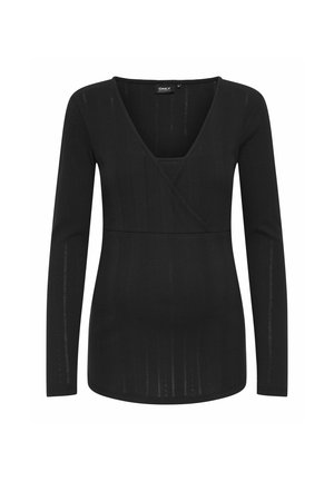 ONLY MATERNITY, T-shirt à manches longues - black