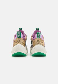 Buffalo BINARY GLAM - Tenisice - gold/green/rose