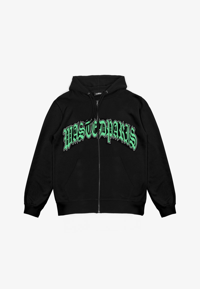 Wasted Paris Felpa con zip - black