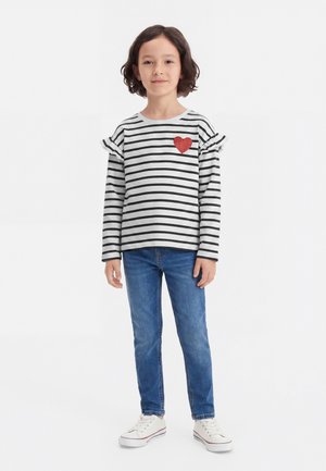 Name it, NMFTOVELINA 2 PACK - Long sleeved top - dark sapphire/bright white