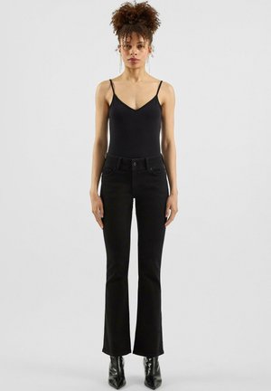 CATIE - Bootcut jeans - schwarz