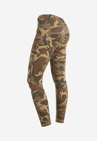 Freddy PUSH UP WR.UP 7/8 CAMOUFLAGE - Leggings - beige mimetico