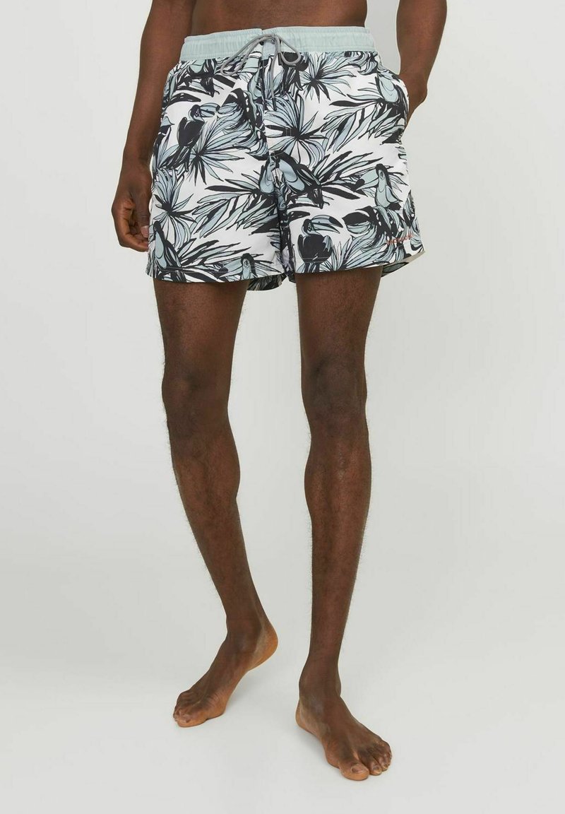 Jack & Jones REGULAR FIT - Shorts da mare - gray mist